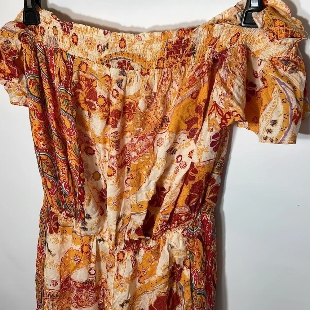 Free People Carmen off shoulder jumpsuit - Picture 10 of 13